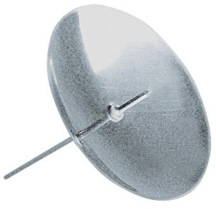 RAYHER HOBBY Rayher 2515122 Messing-Kerzenhalter, zum Stecken, SB-Btl. 4 Stück, sil
