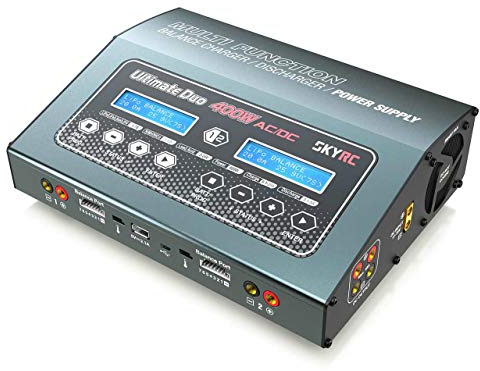 SKYRC D400 Batterieladegerät für innen Schwarz - Ladegeräte (100-240, 36 W, 11-18, 0,05 Ah, 50 Ah, SK-100123