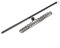 Tauchen Stick Pointer Aluminium Legierung Tickle Stick Tank Banger Pointer Rute mit Handgelenk Lanyard, Schwarz