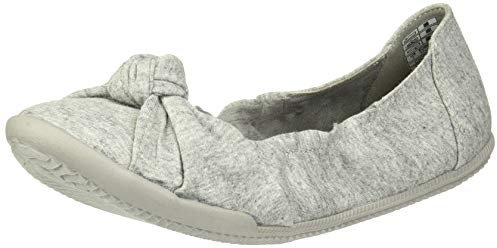 Rocket Dog Women's Steff Summer Jersey Cotton Ballet Flat, Light Grey, 4 UK