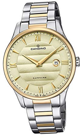 Candino Armbanduhr Herren C4639/2 Elegant Analog Edelstahl Uhr Silber D2UC4639/2 EIN Geschenk zu Weihnachten, Geburtstag, Valentinstag für den Mann