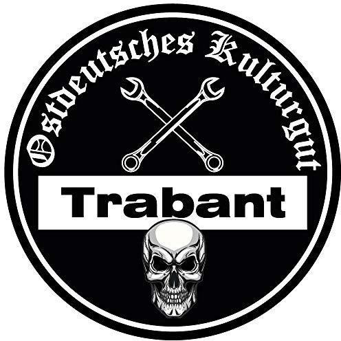 Ostdeutsches Kulturgut Trabant Aufkleber Sticker Feinstaub Tuning Osten DDR Trabbi 2 Stück!
