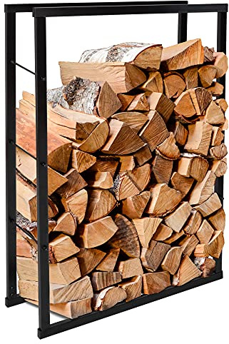 ib style® Kaminholzregal | Stabiles Brennholzregal | Stahl | 4 versch. Größen | 60x100cm