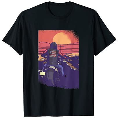 Motorcycle Chopper Motorbike Riding T-Shirt T-Shirt