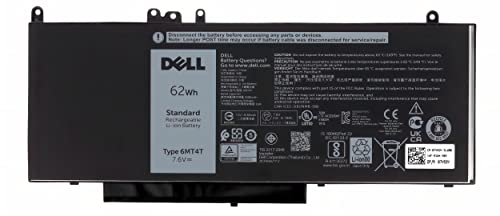 Dell Akku 62 Wh 4 Zellen Latitude E5270 E5470 E5570 Precision 15 3510 P48F P62G P23T Typ: 6MT4T 7V69Y TXF9M HK6DV K3JK9 CHWGG