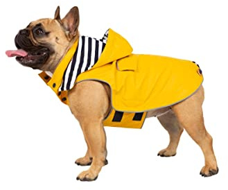Trespaws Waterproof Dog Coat Packaway Pocket with Harness Access Seadog