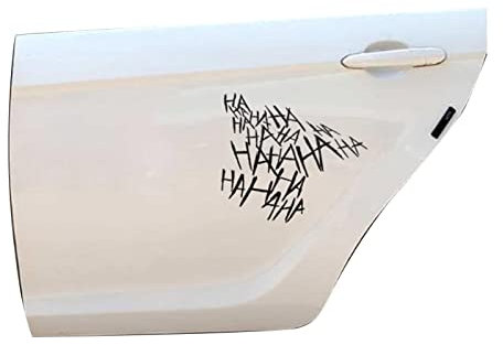 Facynde Hahaha Aufkleber Aufkleber - Wasserdichter Helmaufkleber mit Text - wasserdichte Laptop-Aufkleber für Mädchen und Jungen, Autoaufkleber für Wasserflaschen, Skateboard, Notebook