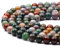47-50pcs 8mm Indian Agate Gemstone Round Natural Stone Beads Smooth Loose Beads for DIY Bracelet Necklace Jewellery Making, 1 Strand 15.5