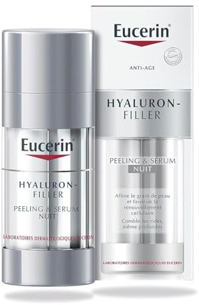 Eucerin Hyaluron-Filler + 3 x Effect Peeling & Serum Nacht Anti-Aging, 30 ml