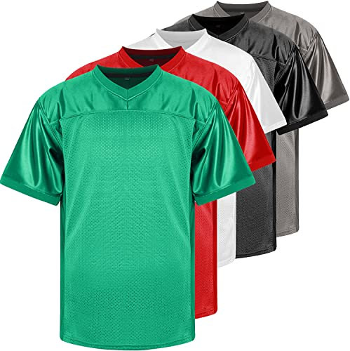 Phoneutrix Blank Fußball Trikot, Sport T Shirt Hip Hop Trikot für Party, Grün , 3X-Groß