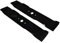 Lot de 2 lames de tracteur tondeuse compatibles avec tondeuse 107 cm MTD 742-0616A 742-0647 742-04312