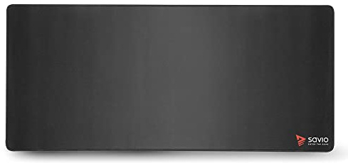 SAVIO Mauspad Gaming “Black Edition Turbo Dynamic” - Gaming Mauspad mit Saum - Gaming Mousepad - Mouse Pad für Gamer - 700x300x3mm (L)