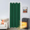 SK Studio Rideau Occultant Isolant Thermique, Rideaux à Oeillets Anti Froid Rideau Séparation de Pièce Anti Bruit pour Salon et Cuisine Vert foncé, 150x180cm
