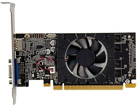 Rfeeuubft Tarjeta gráfica GT705 2GB GDDR3 64BIT 810MHz PCIE 2.0 - Compatible VGA tarjeta de vídeo para placa base colorida