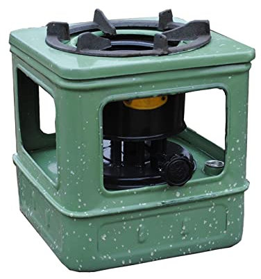 DONGSHUAI Stufa A Cherosene Piccola Stufa A Cherosene Potenza di Fuoco Regolabile Stufa Ad Acqua Fornello da Esterno Riscaldatori A Olio da Campeggio Stufa A Paraffina Altezza 26 Cm