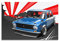 Auto-Poster Vaz 2103 Lada 1500 Sportwagen, Retro-Rennauto-Poster, dekoratives Gemälde, Leinwand, Wandposter und Kunstbild, modernes Familien-Schlafzimmer, Dekoration, Poster, 30 x 45 cm