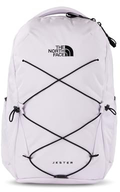 The North Face Women's Jester Everyday Laptop Backpack, Lavender Fog/TNF Black, One Size