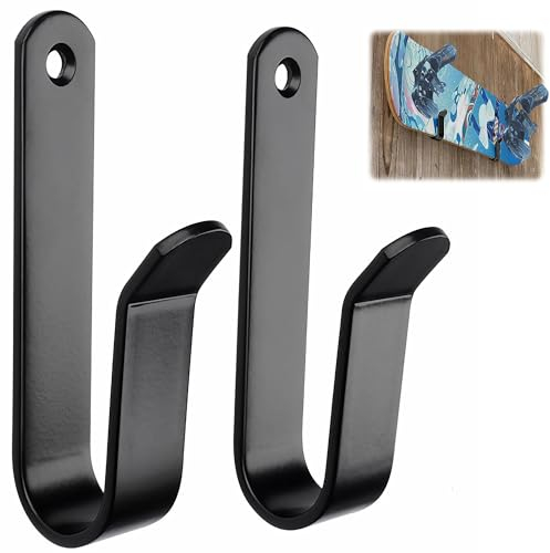 syiyunran Skateboard Wandhalterung Wandregal Display Rack - Longboard-Aufhänge Wall Mount Display Rack Mit Aufbewahrungshaken, Für Boards Wie, Longboards, Snowboards,Wakeboards Und Roller Skates