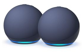 Echo Dot (Última generación) | Altavoz inteligente wifi y Bluetooth, con sonido más potente y de mayor amplitud | Azul marino, con Acceso Anticipado a Alexa+ (Paquete de 2)
