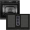Oranier Pyrolyse Backofen Set EBP620 Einbau autark - 9 Funktionen & Flächen-Induktion 80 cm mit Kochfeldabzug KFA590-4 Kochzonen & Slider-Steuerung