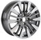 Original Ford Fiesta 2021-Aktuell Leichtmetallfelge 17 5 x 3-Speichen-Design, Pearl Grey, glanzgedreht