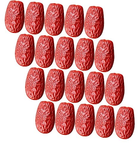 Yardenfun 30stücke Künstliche Realistische Rote Datteln Deko-Modelle Für Fotografie Party Und Heimdekoration Aus Hochwertigem Lebensechte Getrocknete Jujube Für Kreative Arrangements