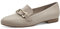 Jana Damen Slipper mit Blockabsatz Vegan, Beige (Beige), 42 EU