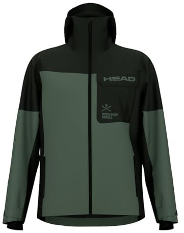 HEAD Men's Race NOVA Jacket Men Ski Jacke, schwarz/Dark Thyme, 54