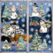 Decalmile Pegatinas de Navidad para Ventana - Muñeco de Nieve, Árbol, Reno - Vinilos Adhesivos para Pared, Puerta y Casa en Invierno