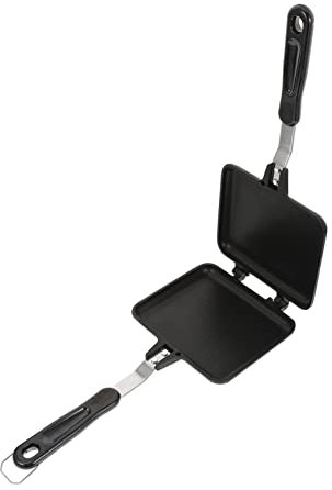 Garneck Aluminium-bratpfanne mit Abnehmbarer Form Sandwich-backform für Küche Robust und Langlebig Schwarz