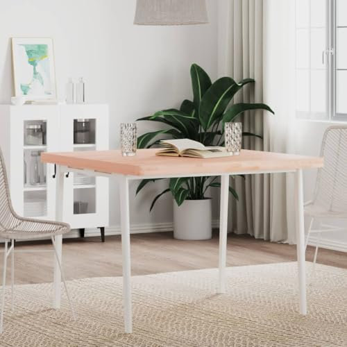 Sufrk Tischplatte 90x90x4 cm Tabletop Holzlatten Schreibtischplatte Massivholzplatte Tischplatte Quadratisch Massivholz Buche