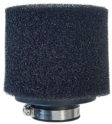 BCR HOKIO Filtro Aria in spugna Racing Hokio Universale moto motociclette scooter con attacco 35mm dritto filtro aria lavabile riutilizzabile. Design a doppio strato in acciaio inossidabile e spugna