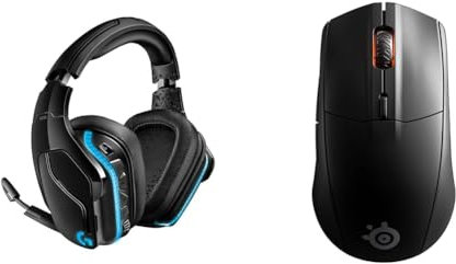 Logitech G935 kabelloses Gaming-Headset & SteelSeries Rival 3 Wireless - Wireless