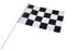 LP Divertissements Lot de 3 - Drapeau à Damier avec Baton 30x45cm