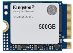 Kingston NV3 NVMe PCIe 4.0 SSD Interne 500GB M.2 2230-SNV3SM3/500G
