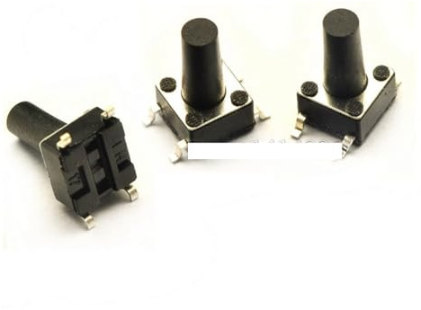 100 STÜCKE SMD Takt Druckschalter 6X6X11mm Schalter 6 * 6 * 11mm SMT