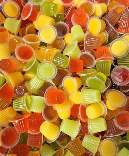 Online Reptile Shop Fruit Jelly Pots, 50 Pack, Mixed Flavours Nutrient Feed for Crickets and Insects, Vitamin-Enriched Natural Treat