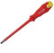 Silverline 196556 Isolierter Schlitzschraubendreher mit Weichgriff 2,5 x 75 mm