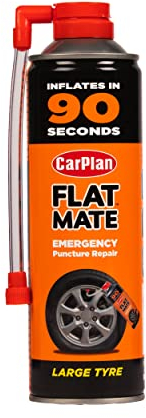 CarPlan Flat Mate Tyre Inflator Emergency Puncture Repair Large Tyre 17+ 500ml