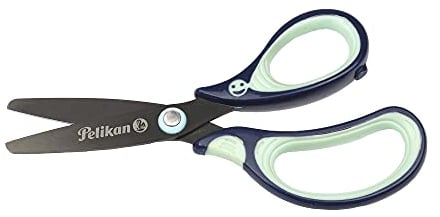 Pelikan 803502 griffix Schulschere, Blau, für Rechtshänder