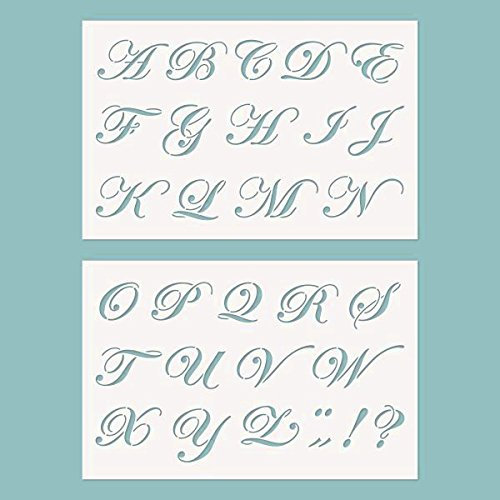 Zita's Creative Schablone - Buchstaben Anno, Schablon, Stencil