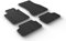 Satz Gummimatten kompatibel mit BMW 5er G30/G31 2017-2023 (T Profil 4-teilig + Montage-clips)