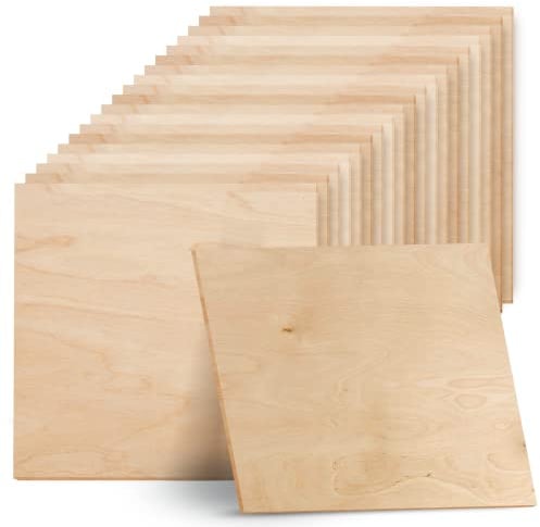Artlicious Baltic Birch Plywood 20 Pack for Laser Cutting Engraving