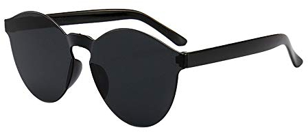 Lazzboy Frauen Männer Mode Klar Retro Sonnenbrillen Outdoor Rahmenlose Brillen Vintage Polarisierte Sonnenbrille Für Damen Herren Schutz Ultraleicht Rahmen(M)
