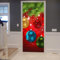 A.Monamour Türtapete Selbstklebend Türfolie Türposter 3D Bunte Weihnachtskugeln Weihnachtskiefer Feiertag Verzierungen Weihnachten Vinyl Folie Türdeko Tapete Wandbild Türaufkleber Türtattoo 83 x 204cm