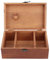 EVGATSAUTO Nähkasten, Haushalt Vintage Holz Nähkasten Nadelfaden Aufbewahrungskoffer Organizer DIY Nähwerkzeuge(Taraxacum Pattern Empty Box)