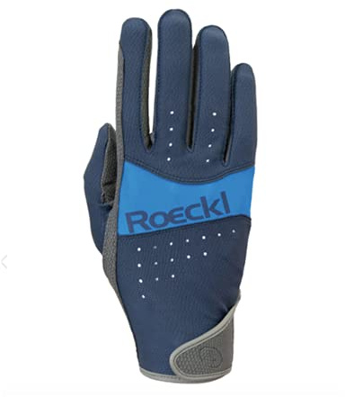 Roeckl Sports Handschuh Modell Marbach, Unisex Reithandschuh (8,5, Marine)