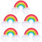 YARNOW 5Pcs Regenbogen Kühlschrank Magneten Bunte Kühlschrank Magneten Büro Magneten für Den Unterricht Whiteboard Locker Kühlschrank Liefert