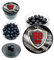 100 x Rubber Balls Projectiles Hard Paintballs for Home and Self Defense Pistols in 68 Cal. - Harte Gummibälle Geschosse für Heim Verteidigung 68 Kaliber