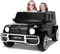 FINOOS Kinder Elektroauto Mercedes G63 AMG 2 Sitzer, Doppelsitzer Kinderauto Elektrisch mit Fernbedienung - 4x4 Ledersitz und Eva Reifen - Elektroauto für 2 Kinder (Schwarz)